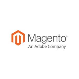 Magento logo, an advanced eCommerce platform for scalable online stores.
CMS-systemen